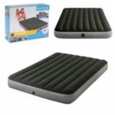 Кровать надувная Intex Prestige Downy 64109 203х152 см зелено-серый
