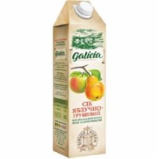 Сок Galicia Яблочно-грушевый пастеризованный 1л (4820151001611)