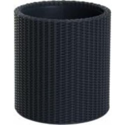 Горшок пластиковый Keter Cylinder Planter M круглый 18 л антрацит