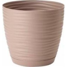 Вазон пластиковый Form Plastic Сахара мини-15 круглый 1,7 л латте
