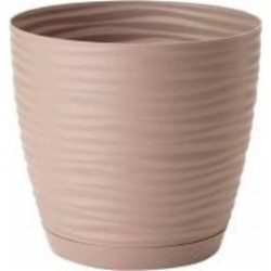 Вазон пластиковый Form Plastic Сахара мини-15 круглый 1,7 л латте