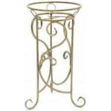 Подставка для растений Ferrum Decor ST2854 32х30x54 см античное золото