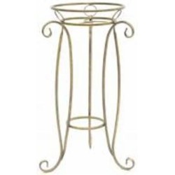 Подставка для растений Ferrum Decor ST2863 38х35x63 см античное золото