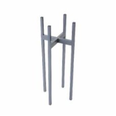 Подставка для цветов Vitan Кротон 29,5х29,5x75 см графит