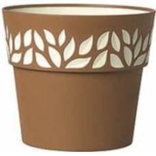 Горшок пластиковый Stefanplast Opera Orfeo круглый 1,5 л терракотовый (94201)