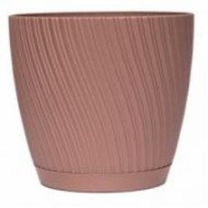 Горшок пластиковый Form Plastic Мика-13 круглый 1,14 л бежевый