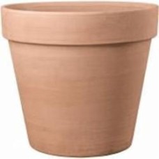 Горшок керамический DEROMA 23x20 см круглый 4,3 л примитиво вайт