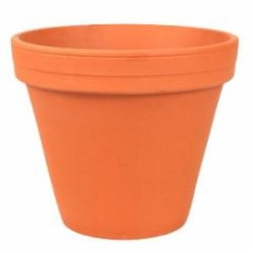 Вазон керамический Spang 13x12 см круглый 0,88 л терракот
