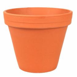 Вазон керамический Spang 13x12 см круглый 0,88 л терракот