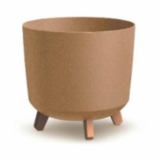 Горшок для цветов PRP Gracia Tubus Eco Wood 300 мм на ножках бежевый круглый 13,5 л (70887-4665)