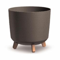 Горшок для цветов PRP Gracia Tubus Eco Wood 300 мм на ножках кофейный круглый 13,5 л (70887-4625)
