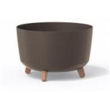 Горшок для цветов PRP Gracia ECO Wood 350 мм на ножках кофейный круглый 15,5 л (87710-4625)