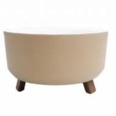 Горшок TRIPOT с дренажом на складных ножках N2 1,3 л бежевый (ALY-642 beige)