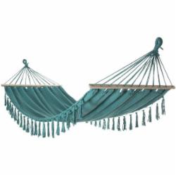Гамак хлопковый UP! (Underprice) с бахромой 100x200 см бирюзовый