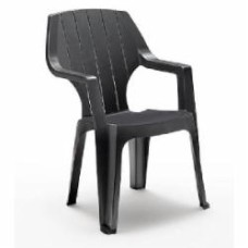 Стул пластиковый Bica Alta 88x61x58 см графит