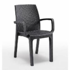 Стул пластиковый Bica Verona 86x59x57 см графит