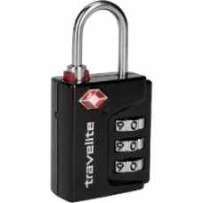 Замок навесной Travelite Accessories TSA кодовый черный 000026 01