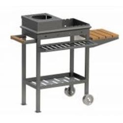 Мангал RGC Production стационарный двухуровневый с колесиками 1180х380х1000