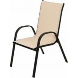 Стул UBC Group MODERN 94x46xбежевый с черным