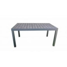 Стол Indigo розкладной, алюминій+поливуд, 160/240*89*75см 89x240 см графит