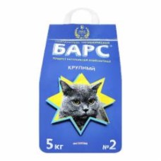 Наполнитель для кошачьего туалета Барс №2 крупный с лавандой 5 кг