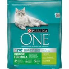 Корм Purina One Indoor Formula с индейкой и злаками 800 г