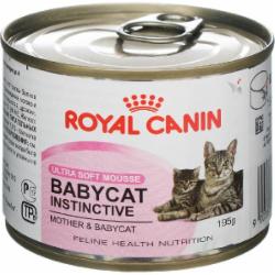 Корм влажный для котят от 4 месяцев и кормящих кошек Royal Canin Mother and Babycat 195 г домашняя птица, рис 195 г