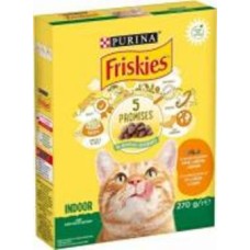 Корм Friskies Friskies Indoor с курицей и овощами 270 г