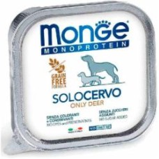 Корм влажный для всех пород Monge SOLO 100% оленина (70014175) 150 г