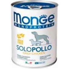 Корм влажный для всех пород Monge SOLO 100% курица (70014212) 400 г