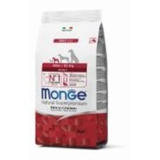 Корм для малых пород Monge MONGE SUPERPREMIUM DOG MINI ADULT со вкусом курицы и риса 3 кг 3 кг