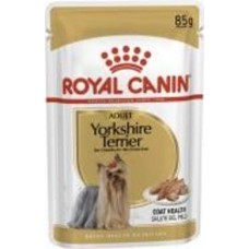Корм влажный для взрослых собак для малых пород Royal Canin YORKSHIRE TERRIER ADULT (Йоркшир Терьер Эдалт), пауч, 85 г (свинина, курица) 85 г