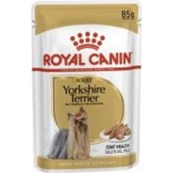 Корм влажный для взрослых собак для малых пород Royal Canin YORKSHIRE TERRIER ADULT (Йоркшир Терьер Эдалт), пауч, 85 г (свинина, курица) 85 г
