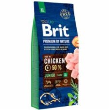 Корм для гигантских пород Brit Premium Джуниор XL для щенков гигантских пород, с курицей, 3 кг, 3 кг