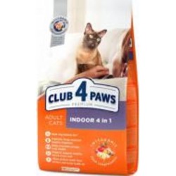 Корм Club 4 Paws Premium Indoor 4 в 1 курица, кукуруза, рис 900 г