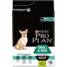 Корм для всех пород Pro Plan сухой для собак с чувствительным пищеварением малых пород Small & Mini 3 кг с ягненком 3 кг