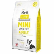 Корм для малых пород Brit Care Mini Grain Free Adult для собак мелких пород с ягненком, 2кг, 170770 2 кг