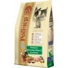 Корм Ройчер контроль выведения шерсти куриное мясо, куриная печень 6 кг