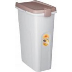 Контейнер Stefanplast для корма 45х27х61 см светло-бежевый/белый