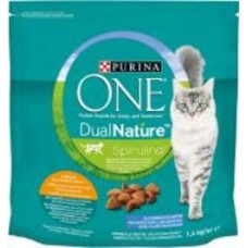 Корм Purina One DualNature с курицей и спирулиной 1,4 кг