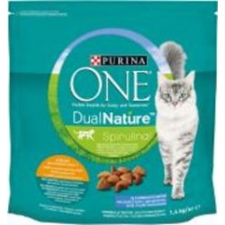 Корм Purina One DualNature с курицей и спирулиной 1,4 кг