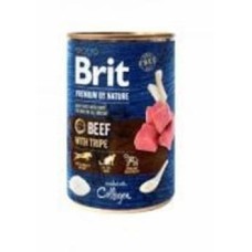 Консерва для всех пород Brit Premium для собак с говядиной и потрохами, ж/б, 400 г 400 г