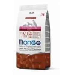 Корм для малых пород Monge Extra Small Adult Lamb/Riсе/Pot , 2,5кг (ягненок, рис) 2,5 кг