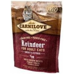Корм Carnilove сухой для кошек Energy & Outdoor мясо северного оленя 400 г