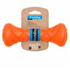 Игрушка PitchDog гантель для апортировки 19x7 см оранжевый
