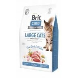 Корм Brit Care GF Large cats утка и курица 171310 2 кг