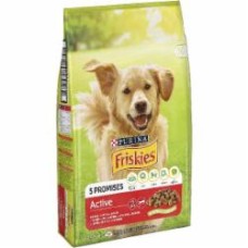 Корм для взрослых активных собак для всех пород Friskies с говядиной 10 кг
