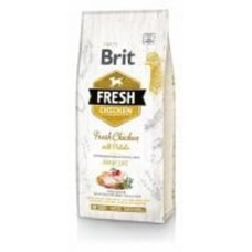 Корм для взрослых собак для всех пород Brit Fresh курица и картофель 2,5 кг