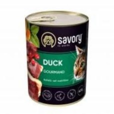 Консерва для котов Savory утка 400 г
