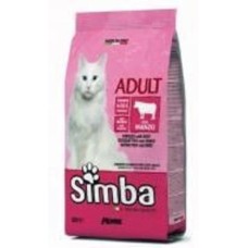 Корм сухой для взрослых кошек SIMBA. Adult с говядиной 400 г